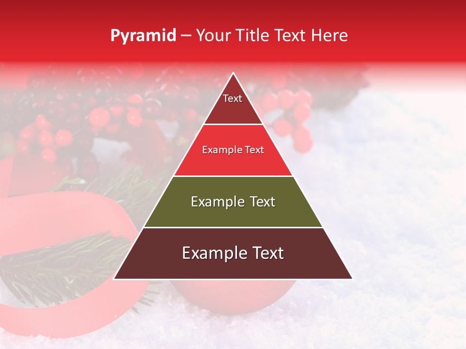 Xmas Frost White PowerPoint Template