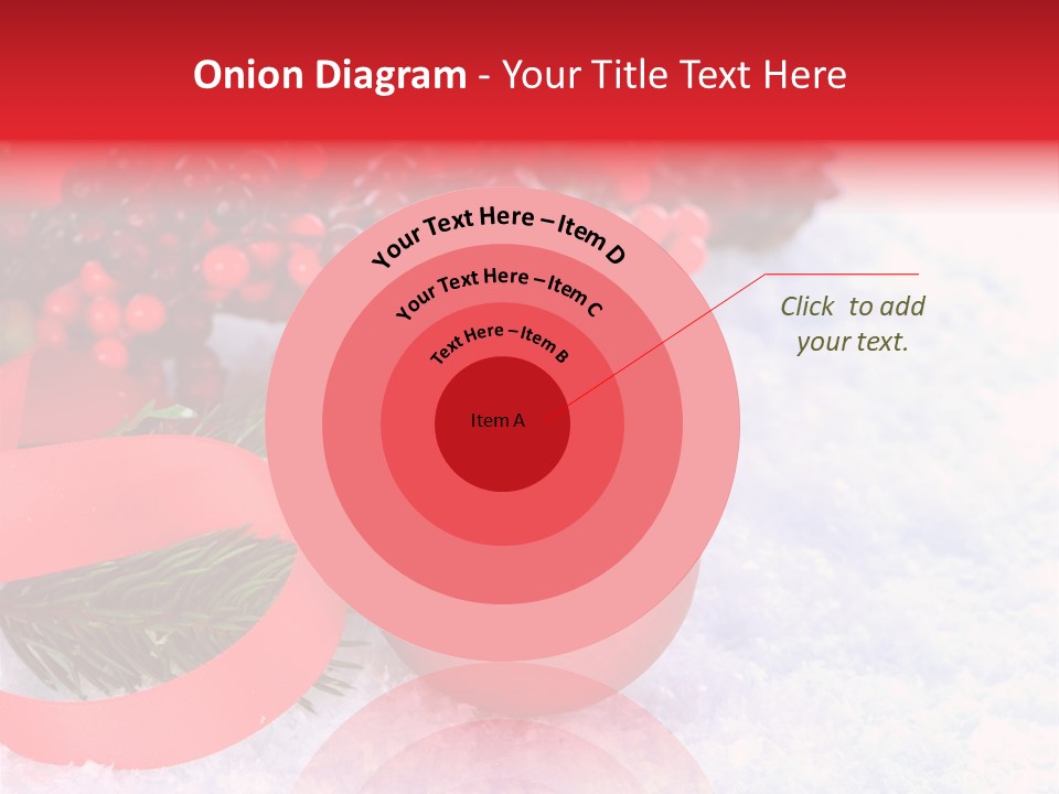 Xmas Frost White PowerPoint Template