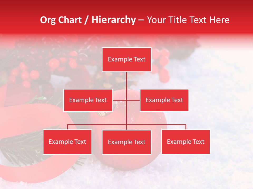 Xmas Frost White PowerPoint Template