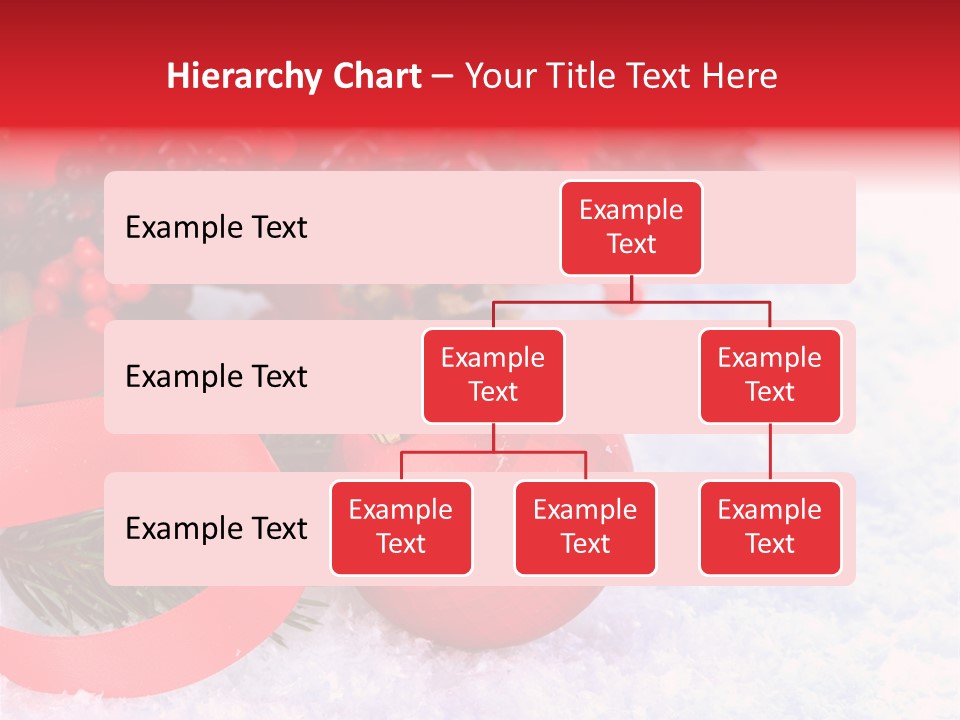 Xmas Frost White PowerPoint Template