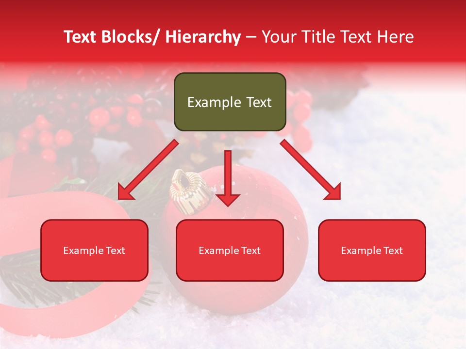 Xmas Frost White PowerPoint Template