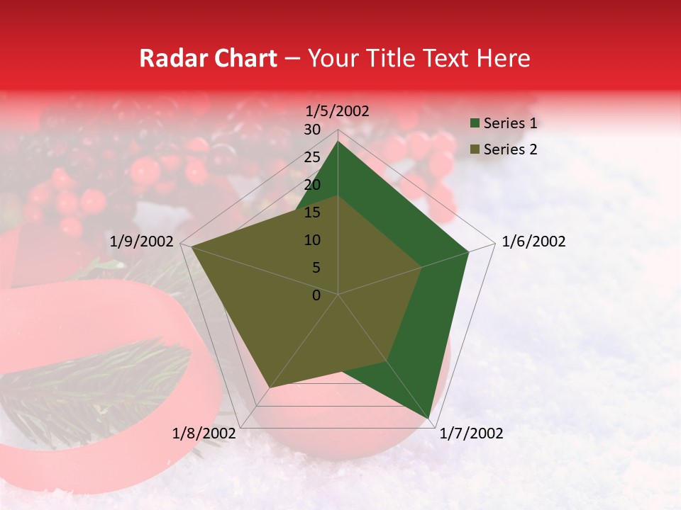 Xmas Frost White PowerPoint Template