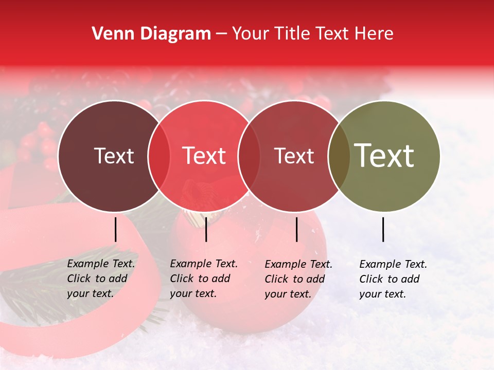 Xmas Frost White PowerPoint Template