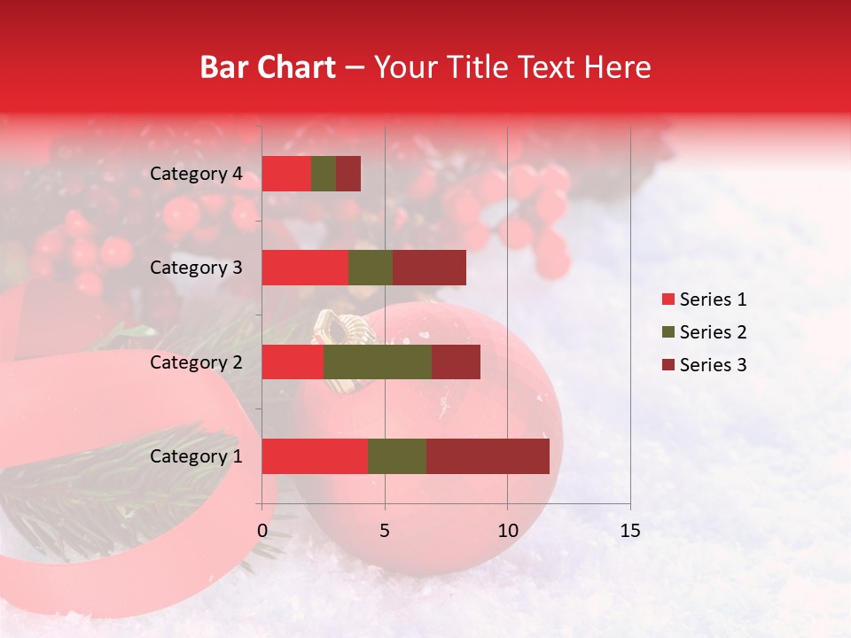 Xmas Frost White PowerPoint Template