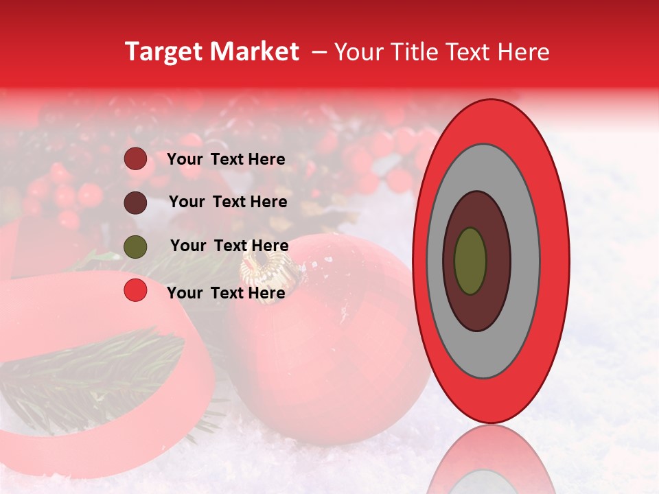 Xmas Frost White PowerPoint Template