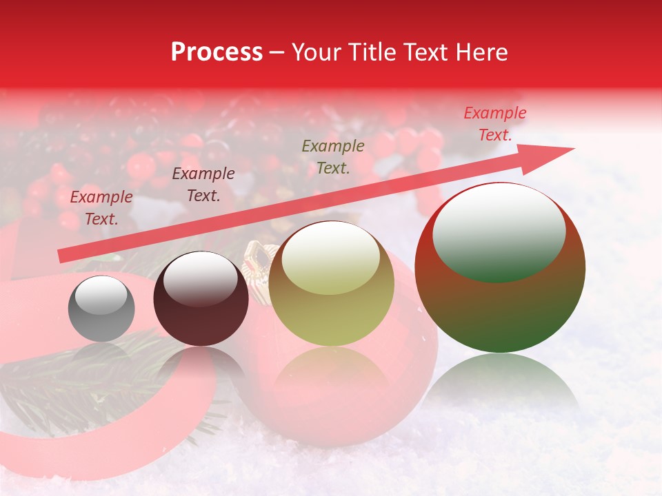 Xmas Frost White PowerPoint Template