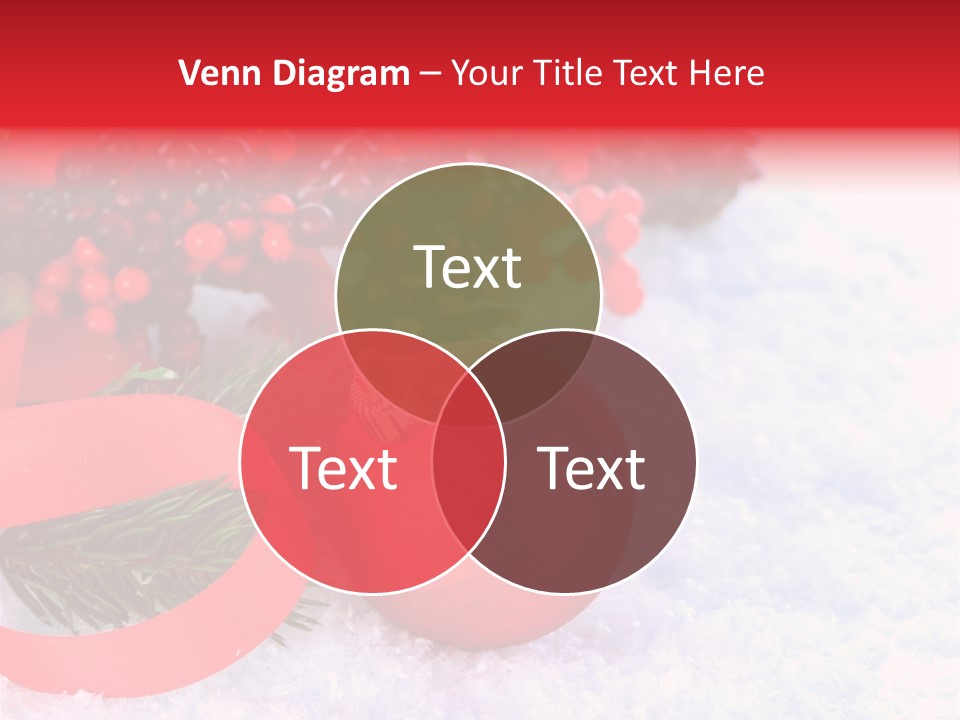 Xmas Frost White PowerPoint Template