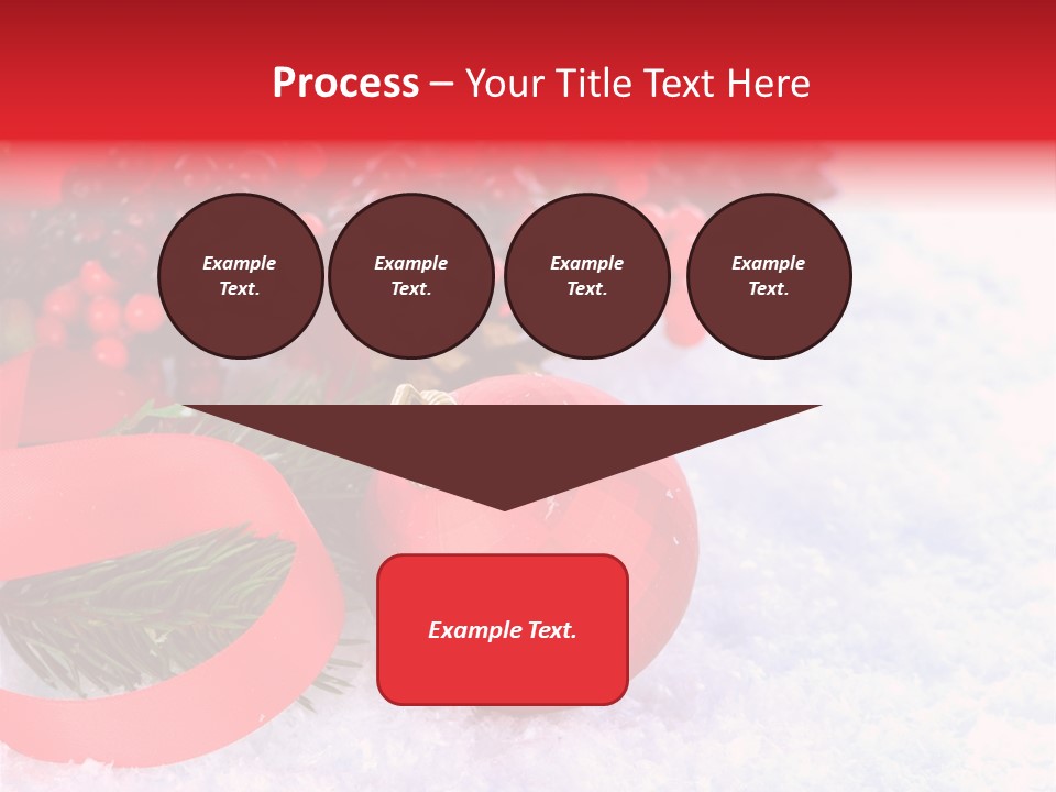 Xmas Frost White PowerPoint Template