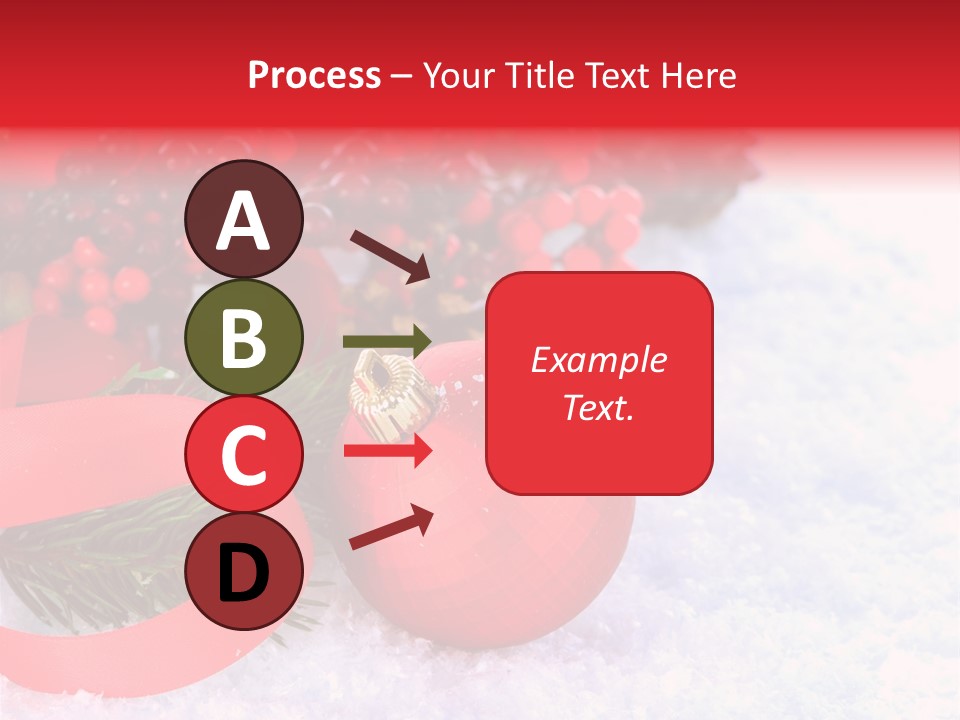 Xmas Frost White PowerPoint Template