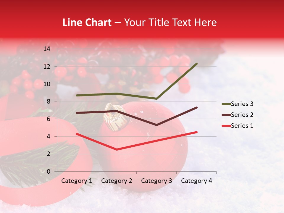 Xmas Frost White PowerPoint Template
