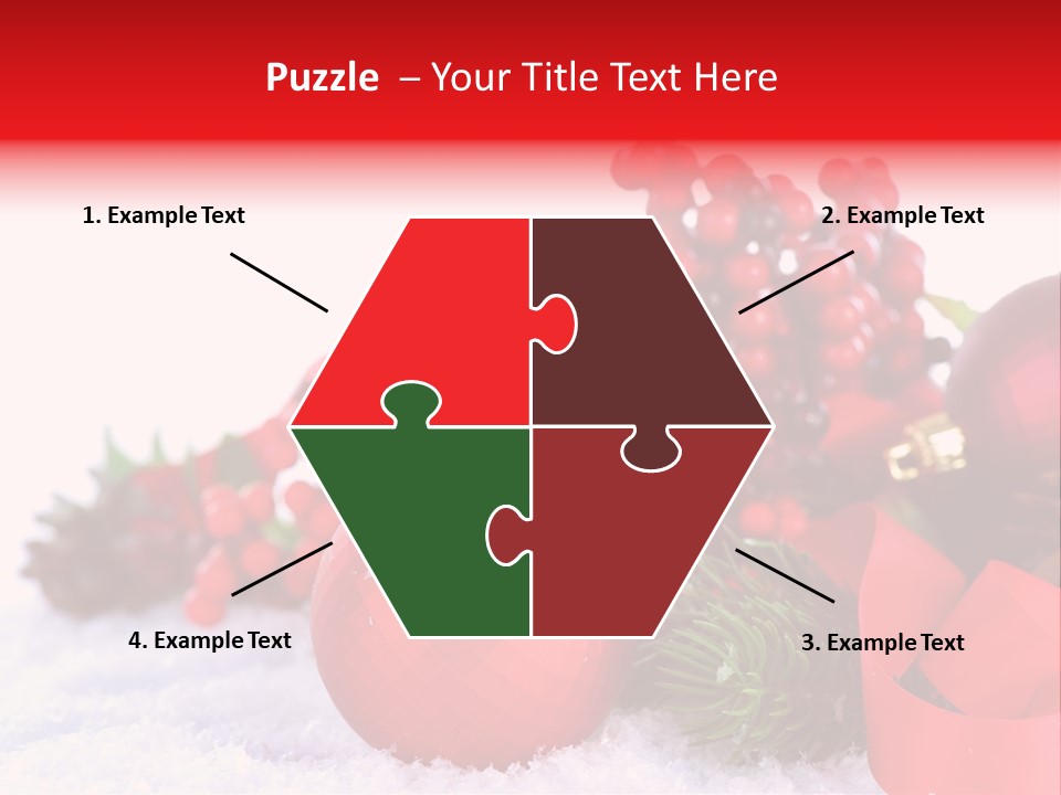 Text Bright Green PowerPoint Template