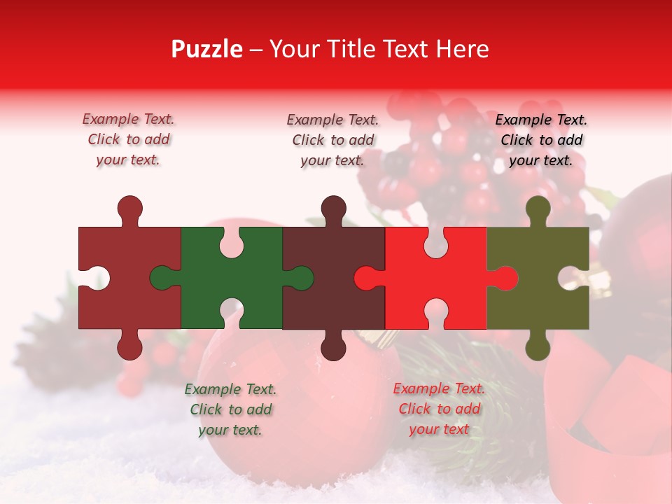 Text Bright Green PowerPoint Template