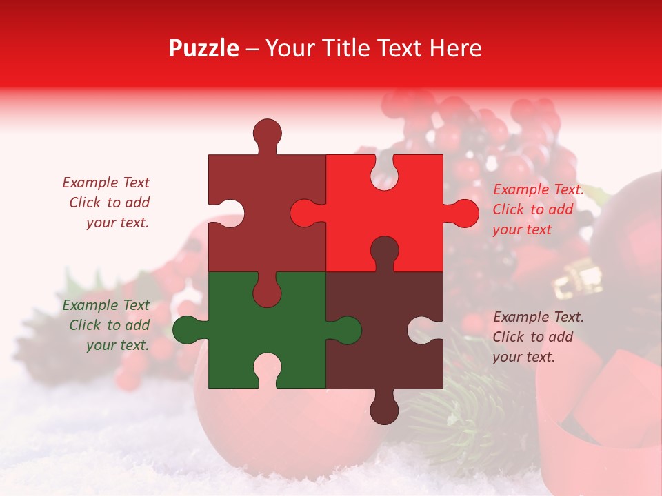 Text Bright Green PowerPoint Template