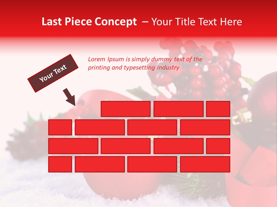 Text Bright Green PowerPoint Template