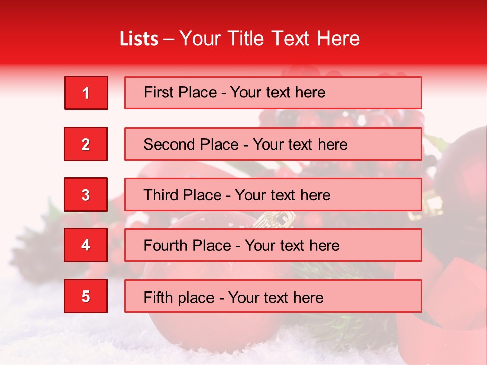 Text Bright Green PowerPoint Template