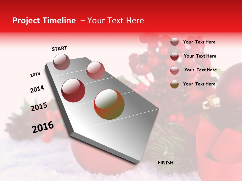 Text Bright Green PowerPoint Template