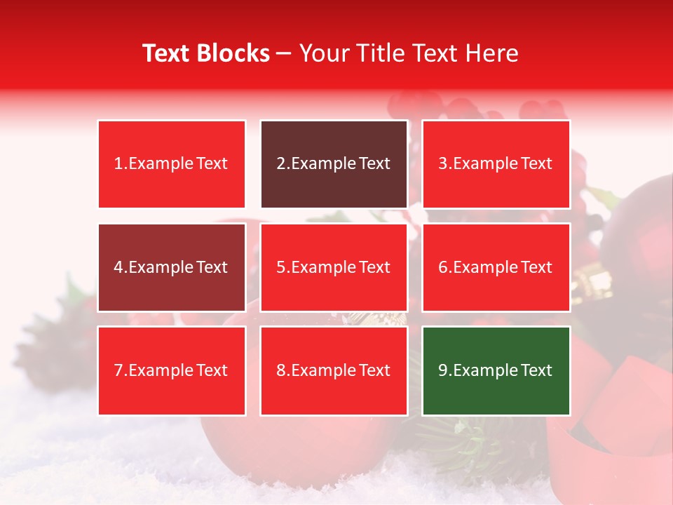 Text Bright Green PowerPoint Template