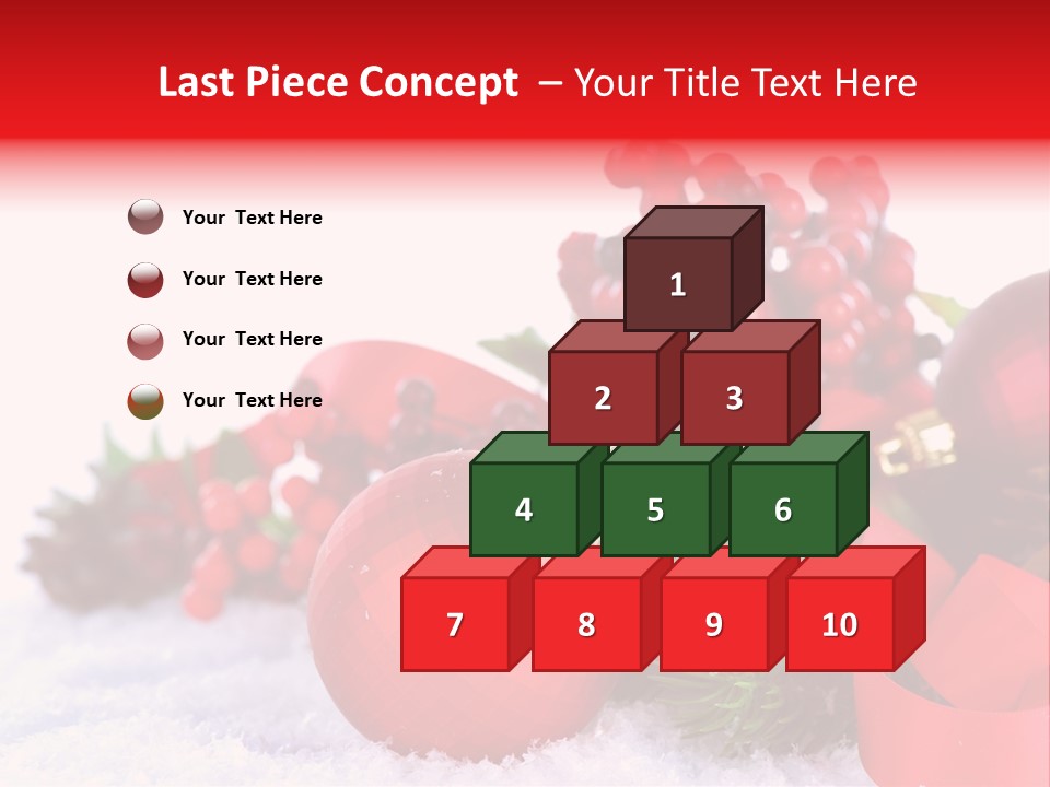 Text Bright Green PowerPoint Template