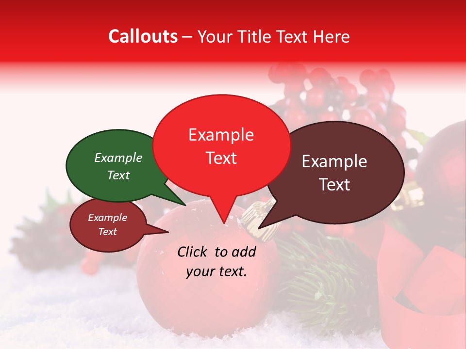 Text Bright Green PowerPoint Template