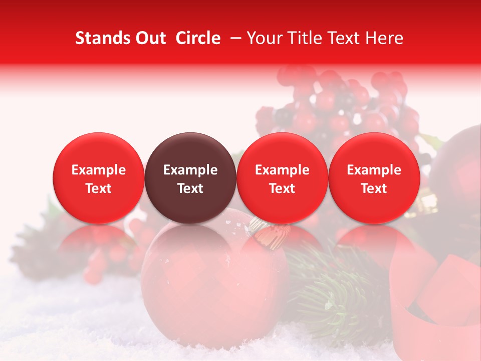 Text Bright Green PowerPoint Template