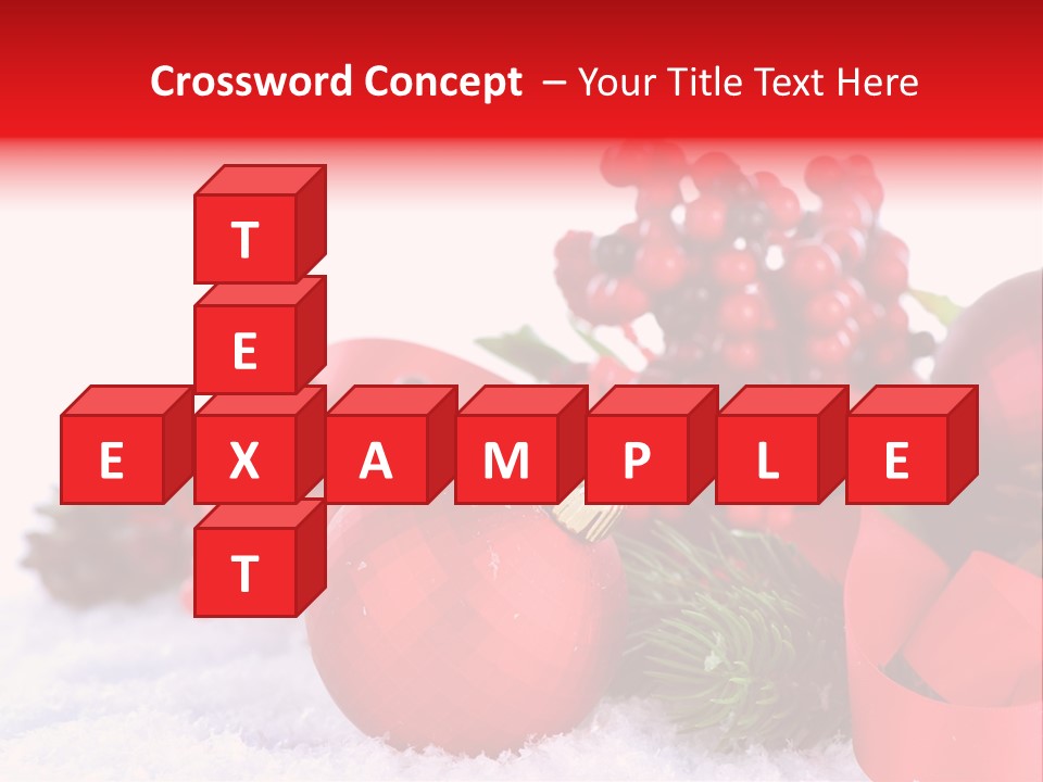 Text Bright Green PowerPoint Template