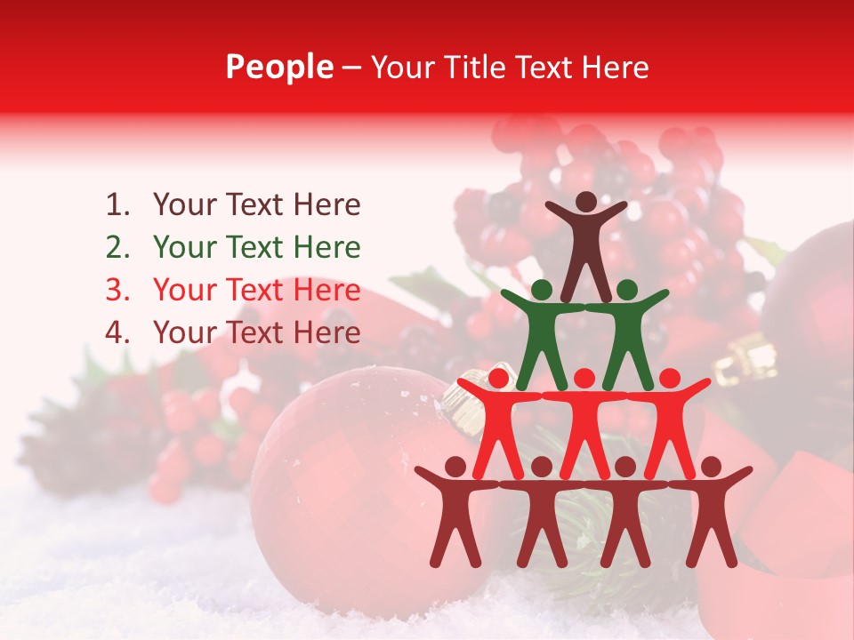 Text Bright Green PowerPoint Template