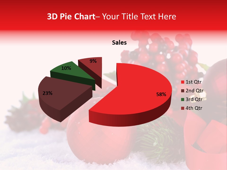 Text Bright Green PowerPoint Template