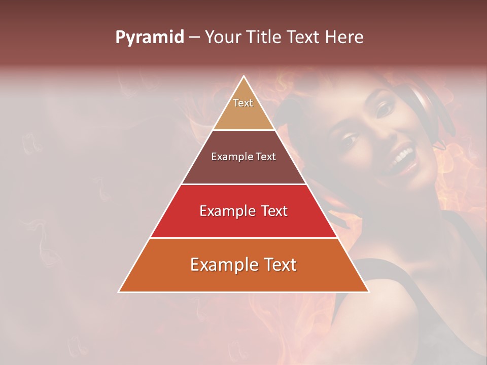Women People Dark PowerPoint Template