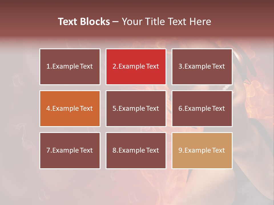 Women People Dark PowerPoint Template