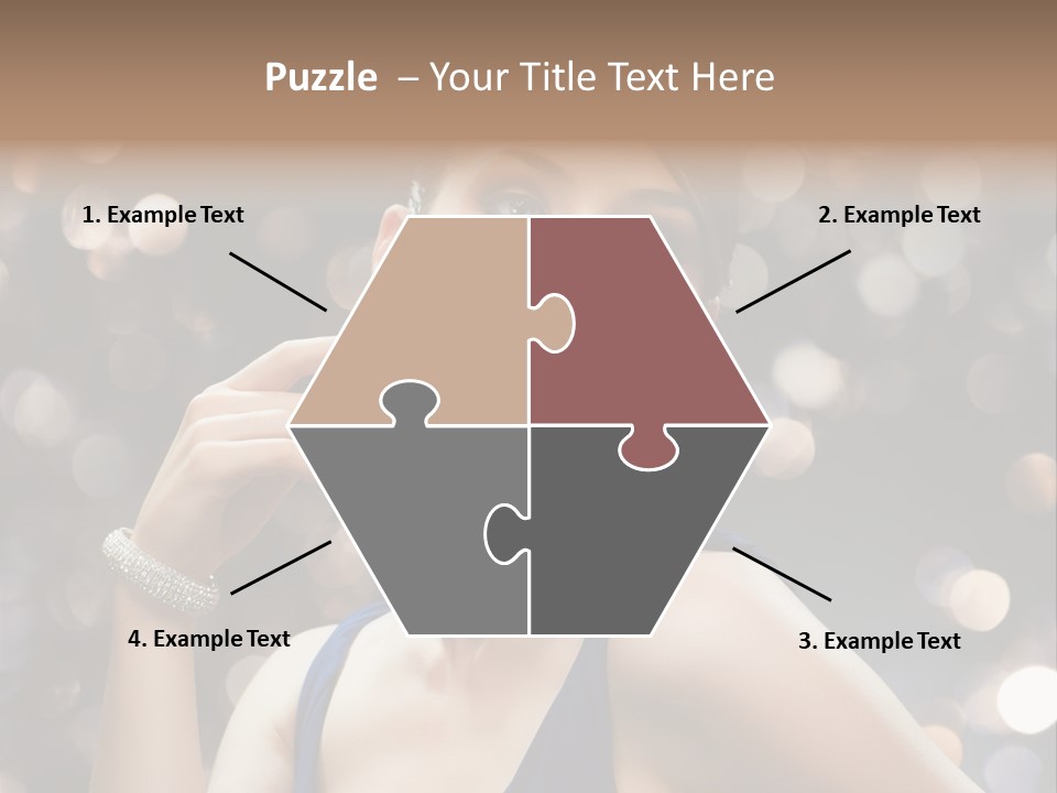 Portrait Shiny Young PowerPoint Template