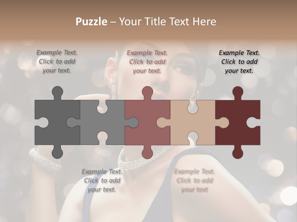 Portrait Shiny Young PowerPoint Template