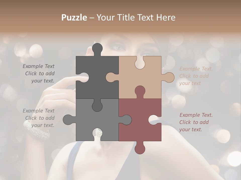 Portrait Shiny Young PowerPoint Template