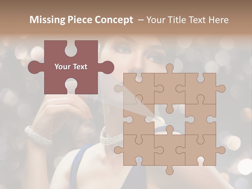 Portrait Shiny Young PowerPoint Template