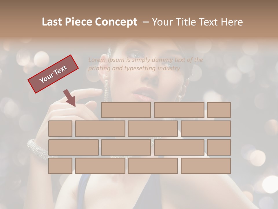 Portrait Shiny Young PowerPoint Template
