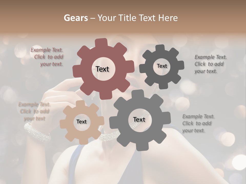 Portrait Shiny Young PowerPoint Template