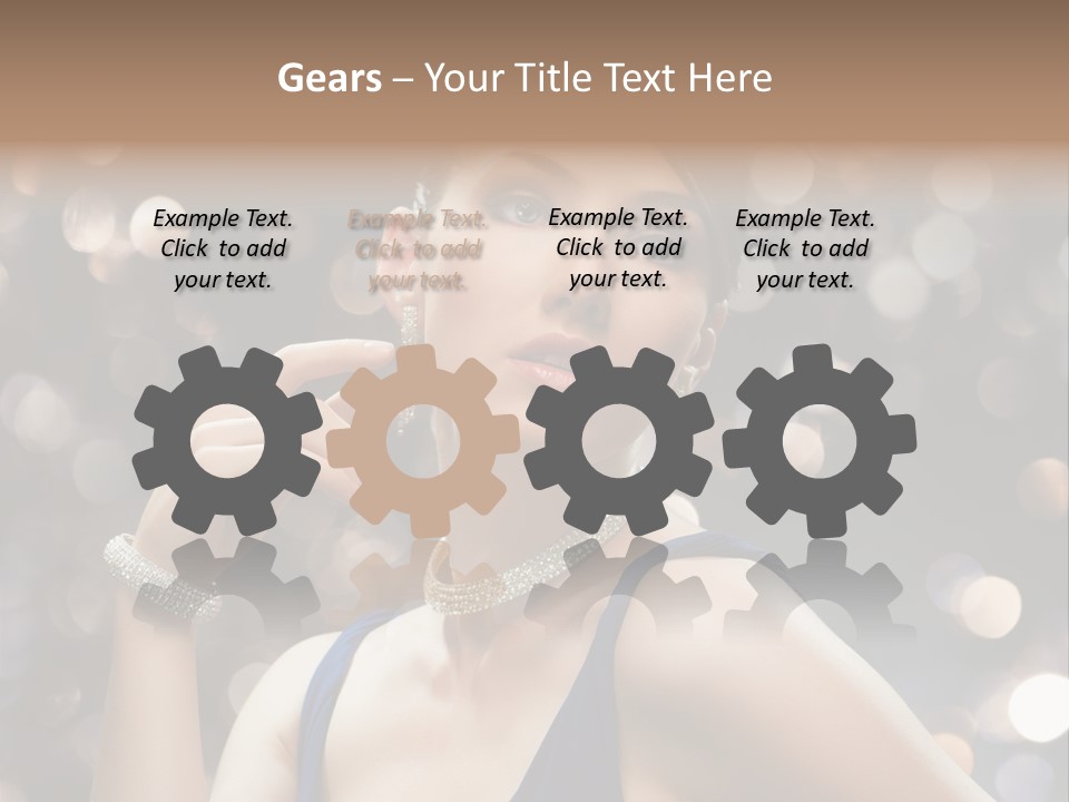 Portrait Shiny Young PowerPoint Template