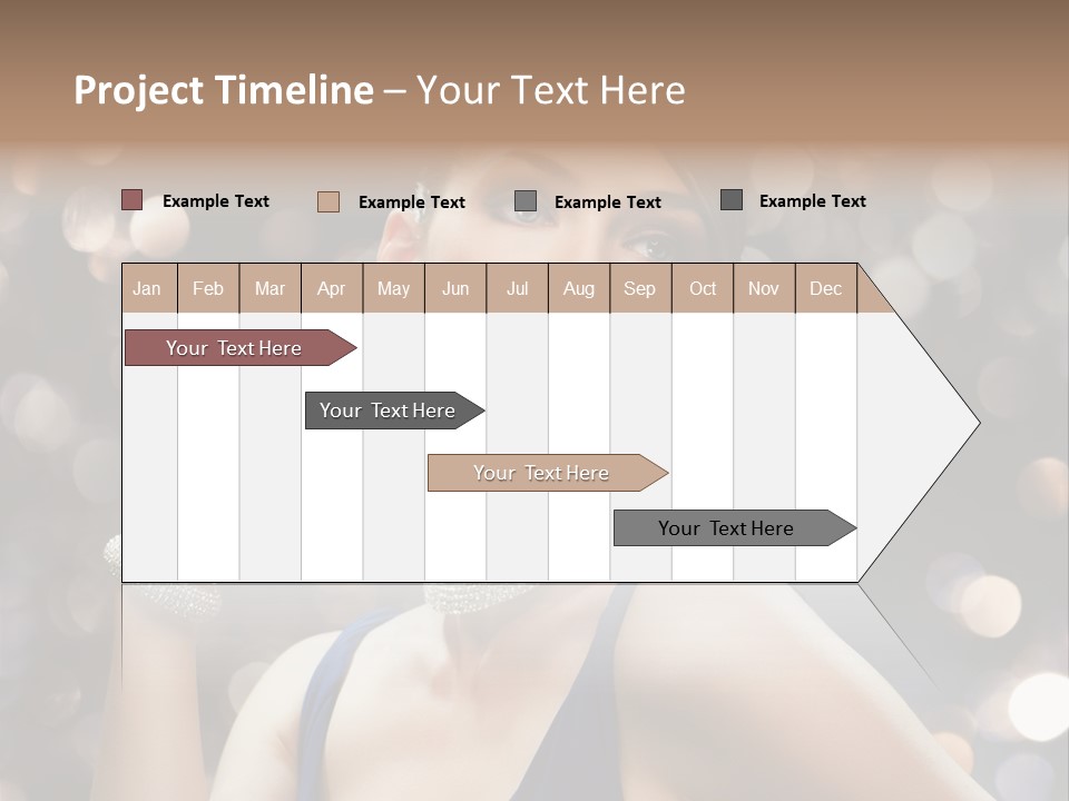Portrait Shiny Young PowerPoint Template