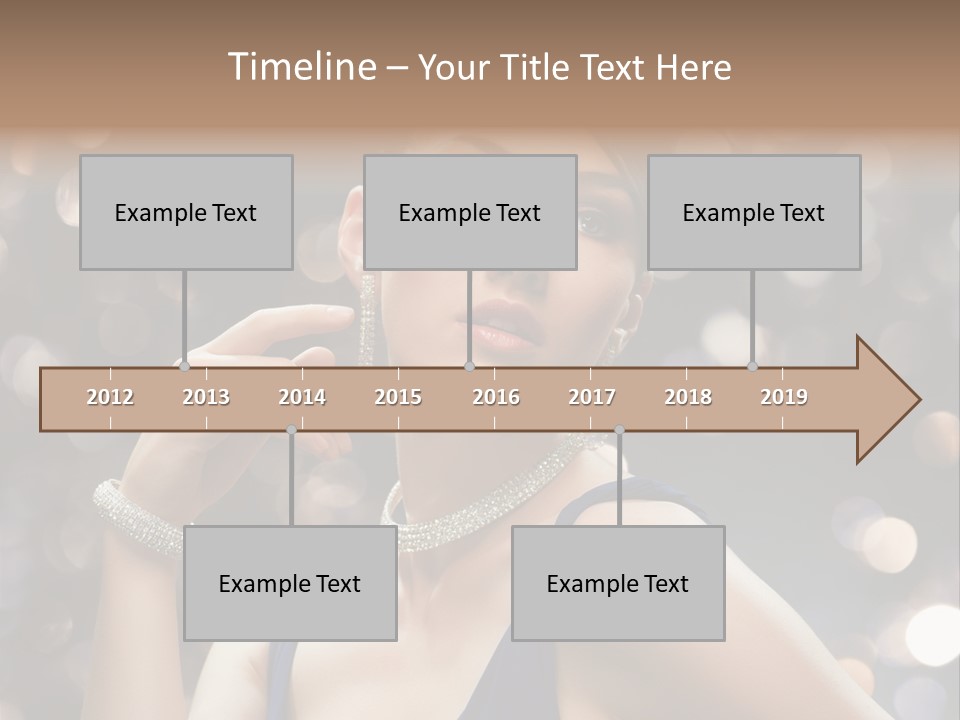Portrait Shiny Young PowerPoint Template