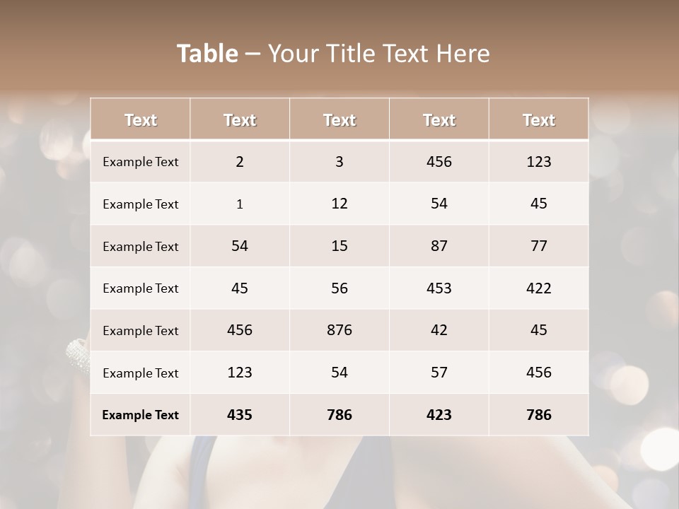 Portrait Shiny Young PowerPoint Template