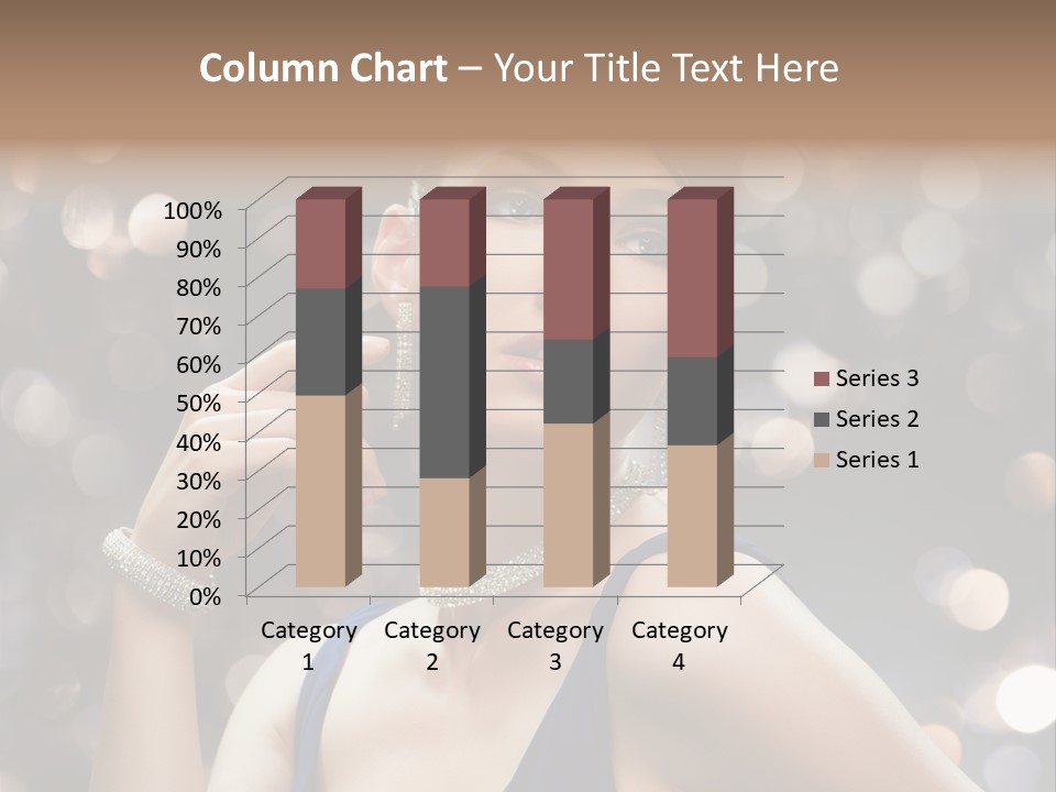Portrait Shiny Young PowerPoint Template