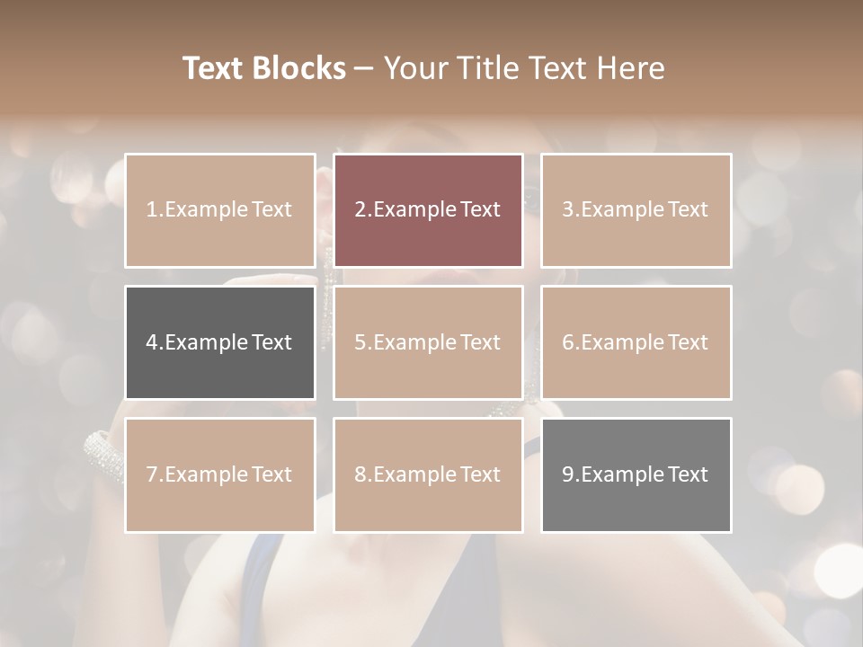 Portrait Shiny Young PowerPoint Template