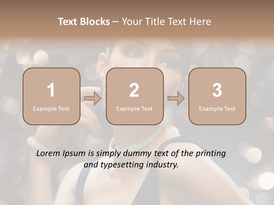 Portrait Shiny Young PowerPoint Template