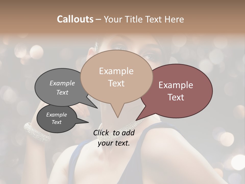 Portrait Shiny Young PowerPoint Template