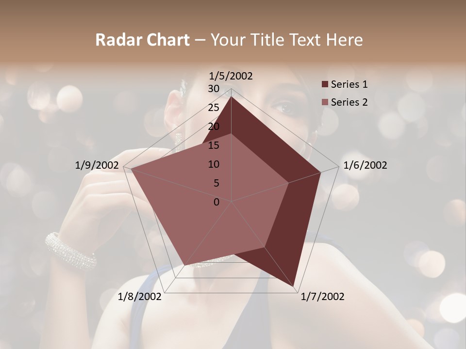 Portrait Shiny Young PowerPoint Template
