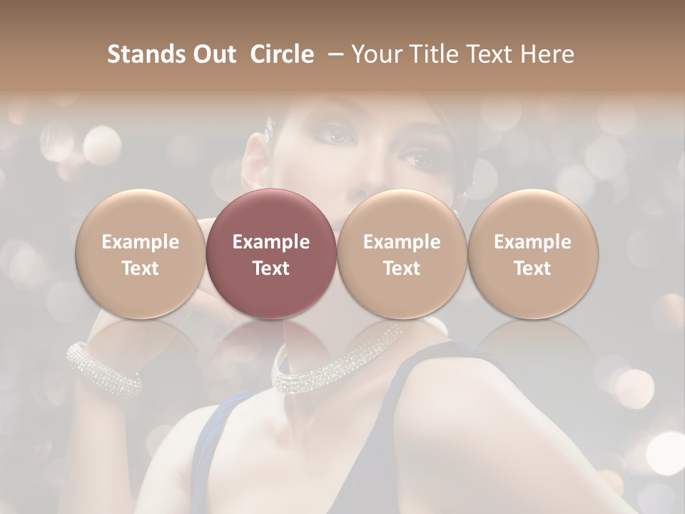 Portrait Shiny Young PowerPoint Template