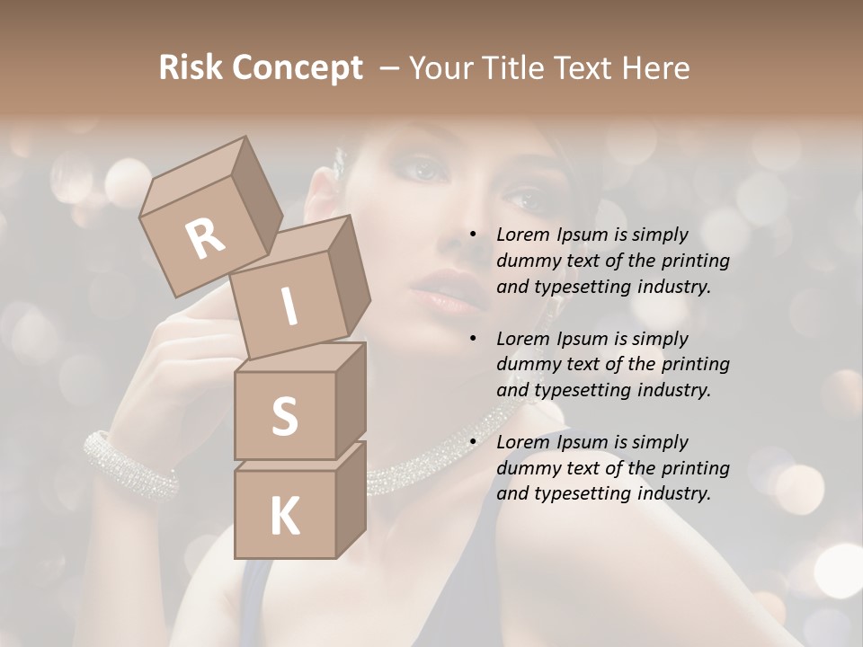 Portrait Shiny Young PowerPoint Template