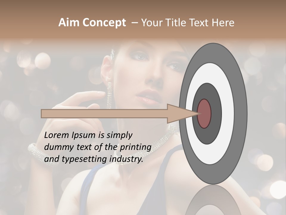 Portrait Shiny Young PowerPoint Template