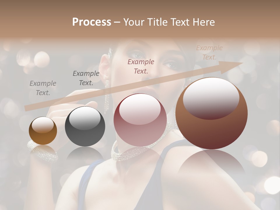 Portrait Shiny Young PowerPoint Template