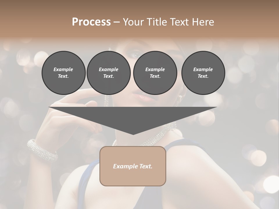 Portrait Shiny Young PowerPoint Template