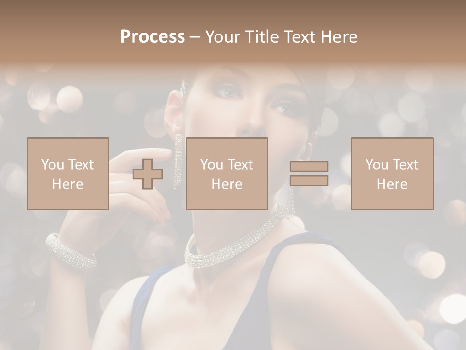 Portrait Shiny Young PowerPoint Template